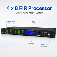LB408 Construction métallique Connectivité XLR pour son surround, chant et karaoké Processeur audio DSP professionnel