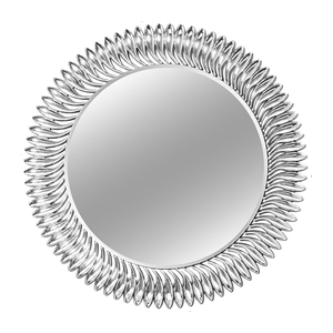 Miroir mural en <span class=keywords><strong>verre</strong></span> argenté en forme de diamant de <span class=keywords><strong>cristal</strong></span> scintillant de luxe moderne en gros, tailles personnalisables, design contemporain - Product Image 3