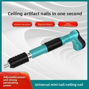 Pistola <span class=keywords><strong>de</strong></span> <span class=keywords><strong>Clavos</strong></span> <span class=keywords><strong>Manual</strong></span> Integrada para Techo, Clavadora para Renovación e Instalación, Mini Clavadora Doméstica para Aire Acondicionado y Vigilancia, 0.5kg - Product Image 3