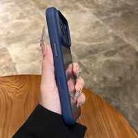 Coque de téléphone transparente antichoc avec bouton tactile intelligent pour iPhone 17 Pro Max, 17 Pro, 17 Air – Étui de protection cristallin