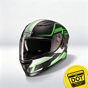 <span class=keywords><strong>Casco</strong></span> de Motocicleta Integral con Certificación DOT, Doble Visera, <span class=keywords><strong>Casco</strong></span> de Carreras, Carcasa de ABS Anticolisión, <span class=keywords><strong>Casco</strong></span> de Seguridad para Motocross - Product Image 1
