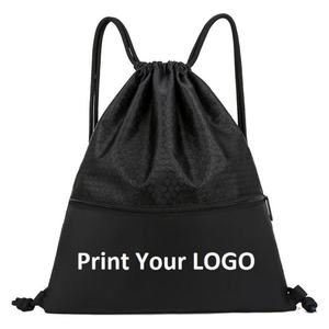 Sac de sport résistant à l'eau avec logo personnalisé, sac à cordon pour hommes et femmes, sac pliable tissé, cadeau promotionnel fournisseur - Product Image 4