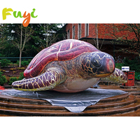 Ballon gonflable géant personnalisé en forme d'animaux en forme de rhinocéros pour la publicité