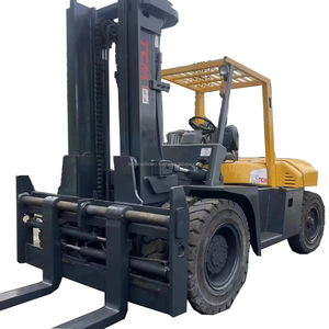 Carretilla elevadora TCM 105 usada, contenedor hidráulico de motor diésel, precio de fábrica, carretilla elevadora de combustión interna rápida de marca japonesa Original - Product Image 1