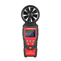 Anémomètre numérique HABOTEST HT625B, anémomètre électronique portable USB, testeur de vitesse du vent, affichage analogique, 9999 compteurs, batterie 20V, CE