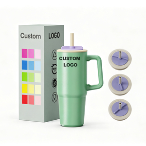 Vaso Térmico de Acero Inoxidable 304 con Doble Pared, Botella de Agua de Gran Capacidad, Taza de Viaje, Vaso para Hielo - Product Image 2