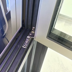 Fenêtres à battants en aluminium français NUOXIN, norme française, double vitrage trempé, fenêtre pliante personnalisée, moustiquaire en acier inoxydable - Product Image 2