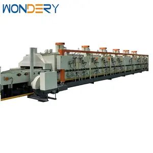 WONDERY High Performance Forging Parts Continuous Normalization Heat Treatment Mesh Belt Furnace For Sale