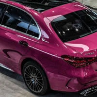 WRAPMASTER 1.52*15m TPU Brillante Magenta, Película Protectora de Pintura PPF de Color con Autocuración, Instalación en Húmedo, Película Autoadhesiva para Envoltura de Automóviles
