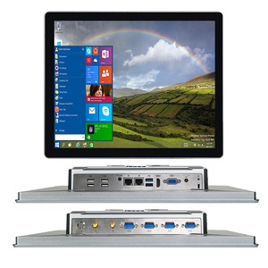 10,1/12,1/15/17 pulgadas Panel Industrial PC J1900 J6412 I3 I5 <span class=keywords><strong>I7</strong></span> 4G 64G táctil de acero inoxidable accesorios de computadora Industrial - Product Image 1