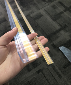 Sıcak Satış Perakende Mağazası PVC Raf Durdurucu T Rayı Raf İtici Sistemi için Şeffaf/Özel Renk 37mm Yükseklik %100 Çevre Dostu - Product Image 4