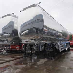 LSXC 60cmb Camion-citerne en alliage d'aluminium Matériau Réservoir d'huile 4 Alexs Semi Tralier 50t Capacité de charge Tanker - Product Image 5