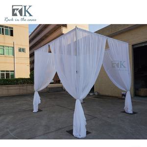 Support de tuyau carré mobile en chiffon blanc, 7 à 12 pieds, ensembles de tuyaux mobiles - Product Image 6