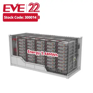 Eve ESS-1500/3096 năng lượng mặt trời hệ thống cơ sở trạm pin Li-ion năng lượng Hệ thống lưu trữ ngành công nghiệp Lithium Ion di động LiFePO4 Pin