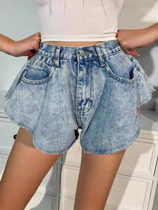 Short d'été pour femmes Mini Jeans Lady Sexy Ripped Hot Fetish Denim Pants Lady High Street Party Elastic Denim Shorts - Product Image 2