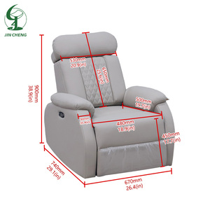 Jincheng di alta qualità massaggio di potenza reclinabile divano in pelle Multi funzione divano <span class=keywords><strong>e</strong></span> poltrona reclinabile elettrica - Product Image 6