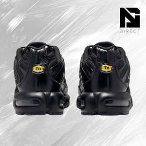 Air Max Plus 'Triple Black' Black Mesh Lace Up Running Shoes All Seasons Cushioned Men's Nike Sneaker - Product Image 4