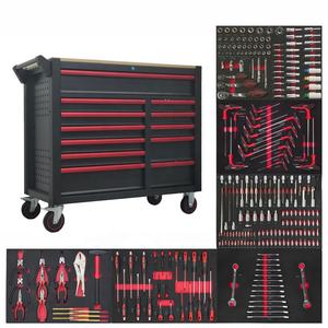 Promo Tahun Baru CE 2026 Ukuran Besar Menerima Kustomisasi Kotak Lembaran Baja Dingin Tahan Lama Dengan Set 258 Peralatan Tangan Herramientas - Product Image 1