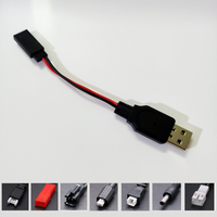 Chargeur de batterie LiPo 3.7V câble de charge USB prise air-air petite tête blanche X5C aviator X320 chargeur