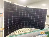 Hocheffizientes 410W Monokristallines Flexibles Solarmodul mit ETFE-Beschichtung, Wasserdicht und UV-Beständig für Outdoor-Netzunabhängige Stromversorgung
