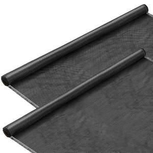 Lámina de Fibra de Carbono Negra de 10 pies <span class=keywords><strong>x</strong></span> 12 pulgadas, Ligera, Tejido Batik 2x2, 3k/220g, Resistente a la Abrasión, para Automóviles, Embarcaciones y Uso Estructural, para Niños y Niñas - Product Image 3