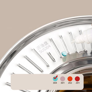 Plateau de filtre à huile de friture Filtre à goutte à huile Aliments frits Barbecue Acier inoxydable 304 Support à huile résistant à <span class=keywords><strong>la</strong></span> chaleur et aux éclaboussures - Product Image 4