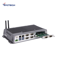 Mini PC Industrial Integrado Sin Ventilador Multi-Pantalla N95/N100/J1900 para Control de Máquinas