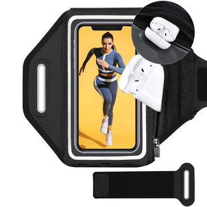 กระเป๋าคาดแขนกันน้ำสำหรับเล่นกีฬากลางแจ้ง วิ่งจ๊อกกิ้ง ปั่นจักรยาน ใส่หูฟังบลูทูธ พร้อมคุณสมบัติระบายเหงื่อ - Product Image 1