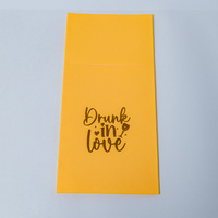 Serviettes jetables pour restaurant en pâte recyclée, vertes, Airlaid, 1 pli, 8 plis, style sac