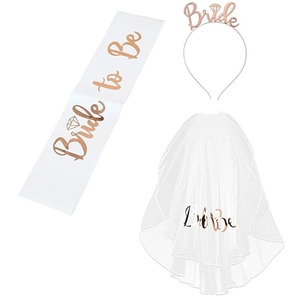 Proveedor de despedida de soltera, velo de novia, negro, con peine de plástico, para boda, 2017 - Product Image 6