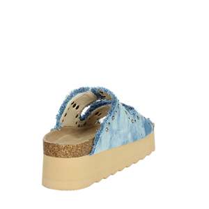 Sandali con Zeppa da Donna Colors Of California HC.BES41 in Denim con Plateau - Product Image 3