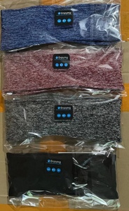 Bandeau de sport sans fil Bluetooth avec haut-parleurs intégrés - Écouteurs anti-transpiration pour la course, l'entraînement et le fitness - Product Image 3