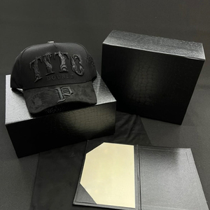 Cappelli da baseball personalizzati OEM all'ingrosso con visiera curva a 5 pannelli, ricamo 3D, modello Baez, modello Scream, modello Gorra De Tito Doble P - Product Image 1