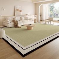 Tapis de salon chic et moderne, tapis de canapé/table basse, usage domestique, résistant à l'usure, antidérapant, tapis de chevet de chambre à coucher, motif géométrique carré