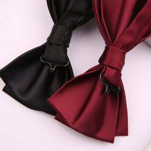 Noeud papillon de mariage uni de haute qualité pour hommes et femmes, noeud papillon coloré - Product Image 3