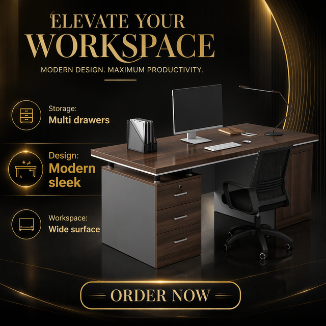 Modern Modular Office Furniture Durable Melamine Board Workstations Multi-seat Desks Staff Desks Wholesale Price Office Building
