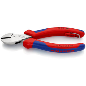 Cortador Diagonal Compacto KNIPEX 73 05 160 T BK X-Cut con Empuñaduras Multicomponentes, con Elemento de Sujeción - Product Image 1