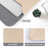 Étui pour ordinateur portable en gros, housse pour ordinateur portable de 13 pouces compatible avec MacBook Air M4 M3 M2 M1 Pro, étui en similicuir avec petit sac