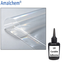 Adhésif de polymérisation UV haute vitesse AA704C avec adhérence supérieure au PVC pour la lamination de films PVC souples