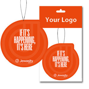 맞춤형 사과 디자인 고급 휴대용 종이 자동차 방향제 라벤더 코롱 홍보용 차량용 방향제 - Product Image 4