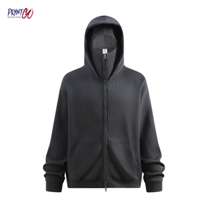 Balaclava Zip Hoodies Biểu Tượng Tùy Chỉnh Thời Trang Lông Cừu Trượt Tuyết Mặt Nạ Hoodies Người Đàn Ông Thời Trang Phố Đầy Đủ Zip Mặt Nạ Hoodie Với Mặt Nạ Sudaderas Hombre - Product Image 5
