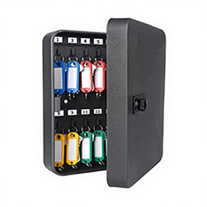 Boîte à clés murale sécurisée en aluminium noir pour la maison, le bureau, l'usine, les garages et l'extérieur - Product Image 3