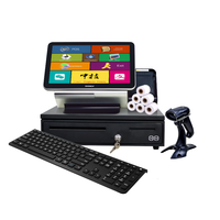 Terminal de point de vente PC série A900, Intel Core i3/i5/i7, 4 Go de RAM, système d'exploitation Windows, design séparé, lecteur de cartes MSR élégant pour le commerce de détail, caisse enregistreuse électrique