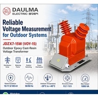 Transformateur de tension extérieur en résine époxy coulée JDZX7-15W(VOY-15) 15kV pour la configuration de projets et la sélection d'ingénierie