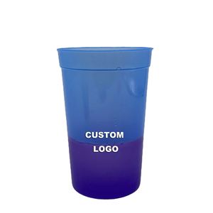 Custom Logo Printed 16oz <b>Plastic</b> Stadium <b>Cup</b> Environmental Protection <b>Plastic</b> Color Change <b>Cup</b> Mood <b>Cup</b> - Product Image 1