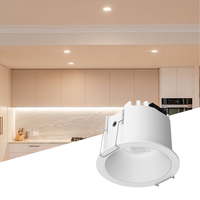 Plafonniers encastrés LED intelligents Zigbee certifiés 7W 12W 20W, anti-éblouissement