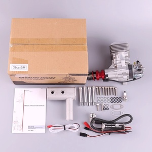 Motor de <span class=keywords><strong>Gasolina</strong></span> RCGF 32cc BM de Dos Tiempos con Escape Lateral para Aeromodelismo de Ala Fija, con Caja de Combustible - Product Image 2