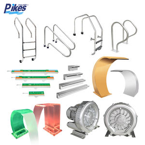 Ensemble d'accessoires pour <span class=keywords><strong>piscine</strong></span> PIKES en fibre de verre et ABS, comprenant filtre à eau, pompe, raccords, chauffe-eau et éclairage LED - Product Image 5