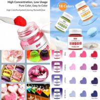 Poudre de colorant alimentaire comestible en gros, colorant alimentaire de qualité alimentaire, additif alimentaire pour la décoration de gâteaux, poudre de pigment liposoluble pour bonbons, 30g