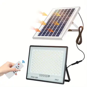 Commercial Solar High Lumen High Quality Outdoor Waterproof Ip67 200w Aluminum Solar Flood Light